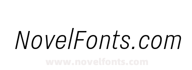 Nitti Grotesk Cond Light Italic