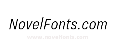 Nitti Grotesk Cond Semi Light Italic