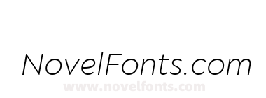 Noah Head Trial Light Italic