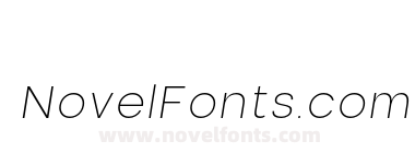 Nominee Extra Light Italic