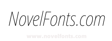 Noto Sans Display Condensed Thin Italic