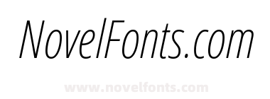 Noto Sans Extra Condensed Extra Light Italic