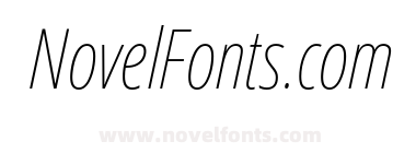 Noto Sans Extra Condensed Thin Italic