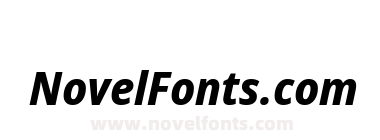 Noto Sans Semi Condensed Extra Bold Italic