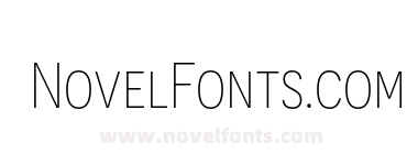 Novecento sans narrow Ultra Light