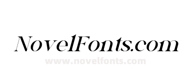 Novembra Serif Font Italic