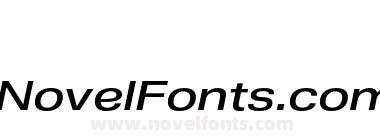 Nuber Next Demi Bold Extended Italic