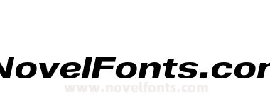 Nuber Next Heavy Extended Italic