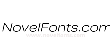 Nuber Next Light Extended Italic
