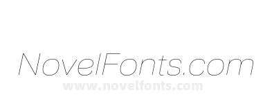 Nuber Next Thin Wide Italic