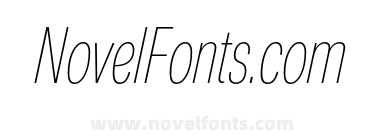 Nuber Next Ultra Light Compressed Italic
