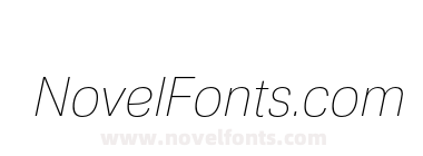 Nuber Next Ultra Light Italic