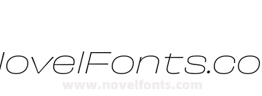 Obviously Wide Thin Italic