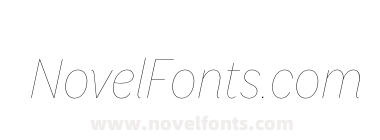 Omnes Narrow Hairline Italic