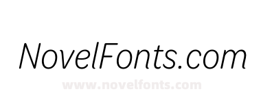 Omnes Narrow Light Italic