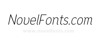 Opun Mai Extra Light Semi Condensed Italic
