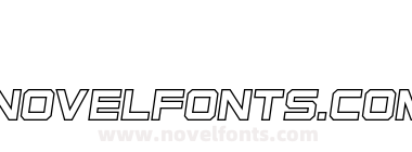 Osmica Bold Italic Outline