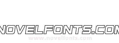Osmica Extra Bold Italic Outline