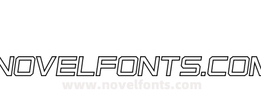 Osmica Extra Light Italic Outline