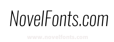 Oswald Extra Light Italic