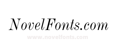 ModernMT Condensed Italic