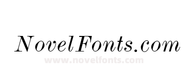 ModernMT Wide Italic