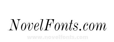 ModernMT Std Condensed Italic