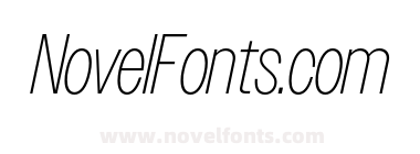 Owners Narrow X Light Italic