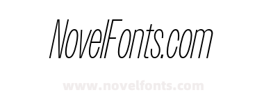 Owners X Narrow X Light Italic
