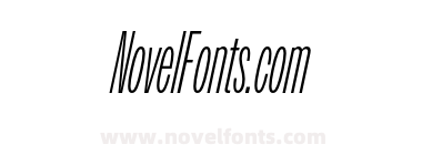 Owners XX Narrow Light Italic