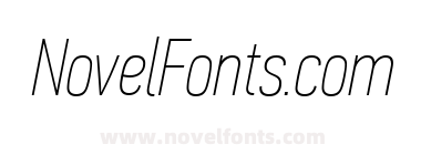 PF Din Text Comp Pro X Thin Italic