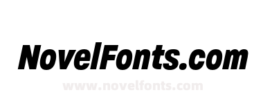 Paralucent Condensed Heavy Italic