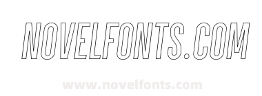 Parkson Outline Semibold Italic