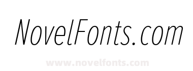 Proxima Nova Alt Extra Condensed Thin Italic