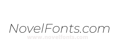 Montserrat ExtraLight Italic