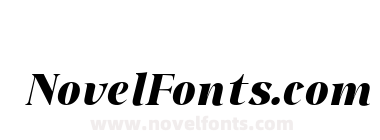 Qia Display Black Italic