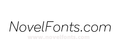 Qualcomm Next Thin Italic
