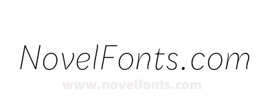 Qualion Text Thin Italic