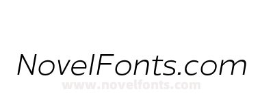 Rafine Extralight Italic