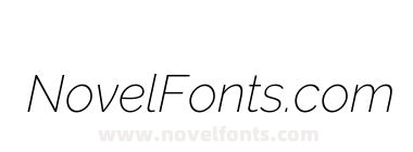 Raleway Extra Light Italic