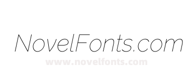 Raleway Thin Italic