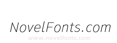 Ramen Sans Ultra Light Italic