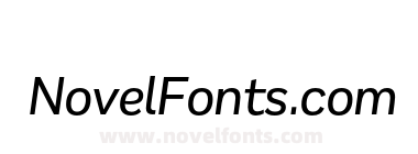 Remora Sans W2 Medium Italic
