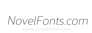 Rival Sans Thin italic