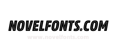 Rockeby Condensed Inline One Italic
