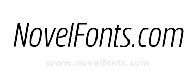 Rockeby Condensed Regular Italic