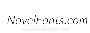 Rossanova Extra Light Italic