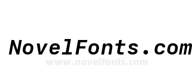 SF Mono Bold Italic
