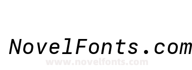 SF Mono Medium Italic