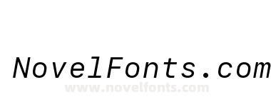SF Mono Regular Italic